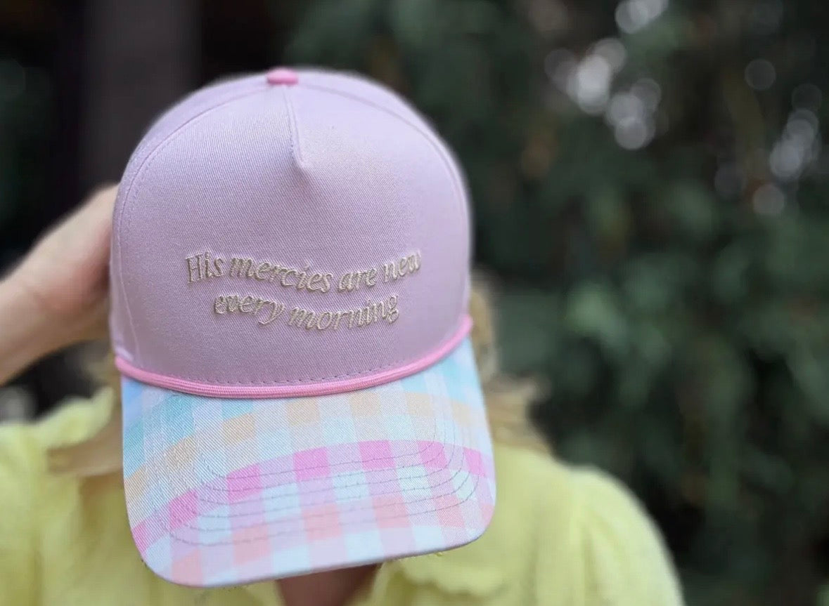 His Mercies Embroidered Cap