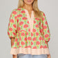 Shell & Stripe Contrast Blouse