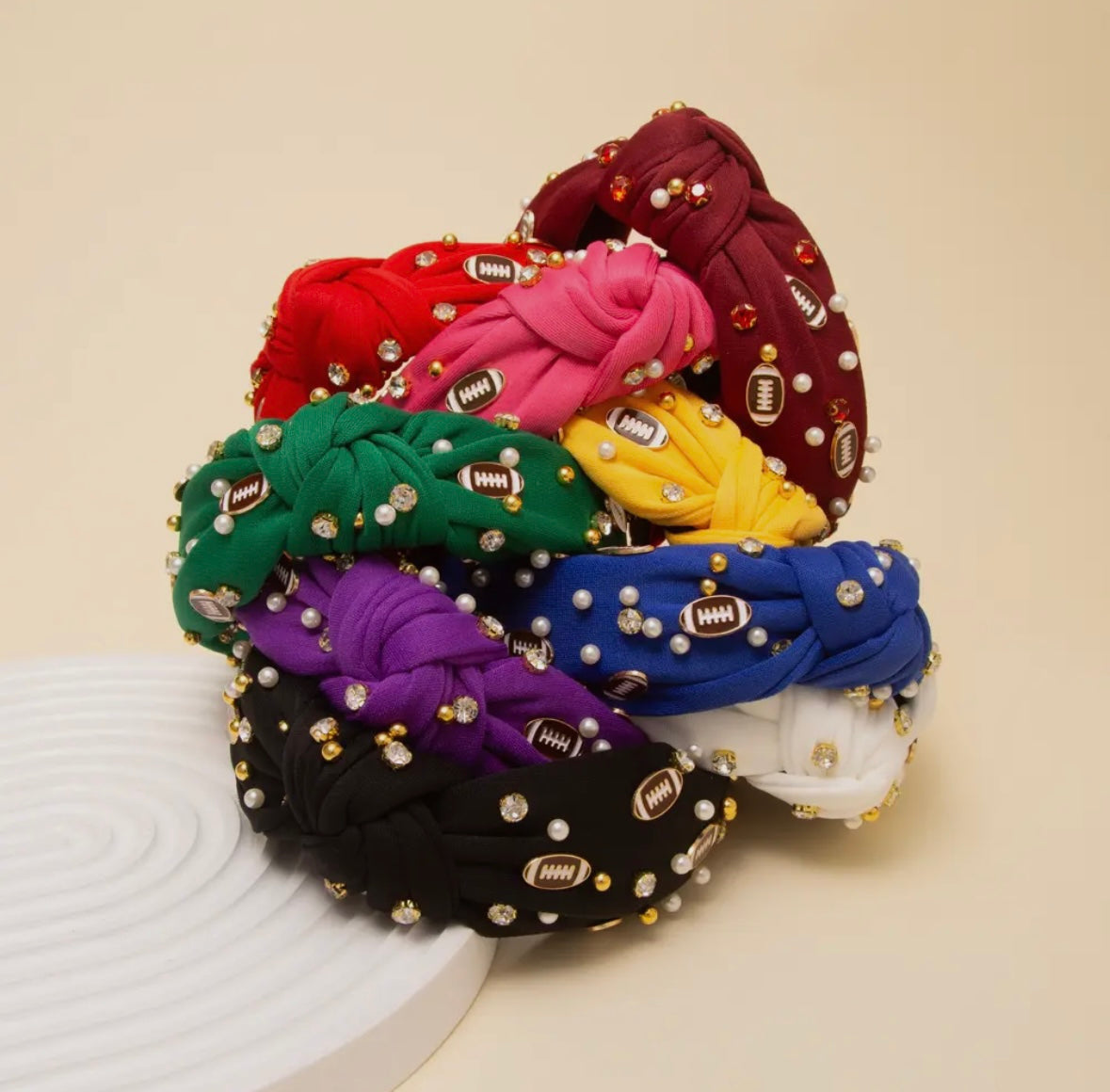 Game Day Football Jeweled Headband