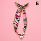HANDMADE PRINTED SCARF NECKLACE | 80N91790