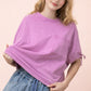 Tie Sleeve Magenta Blouse
