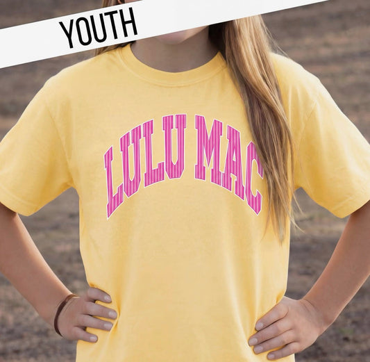 Youth LULU MAC Stripe Tee