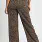 PLUS Leopard Print Wide Leg Pant