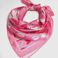 Silk Valentine Bandana Scarf