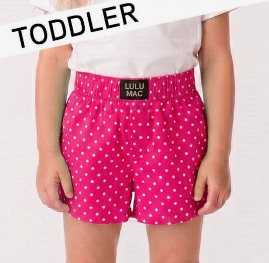 Toddler LULU MAC Mini Polka Short