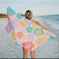 Groovy Flower Microfiber Reversible Towels