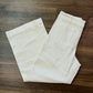 White Wash Wide Leg Pocket Pants