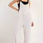 Oatmeal Linen Overalls