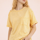 Mineral Wash Relaxed Pocket Tee