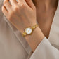 ROUND DIAL OVAL BAND BRACELET WATCH | 80W001