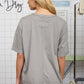 WASHED EXPOSED SEAM RELAXED T-SHIRT