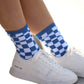 Checkered Game Day Socks
