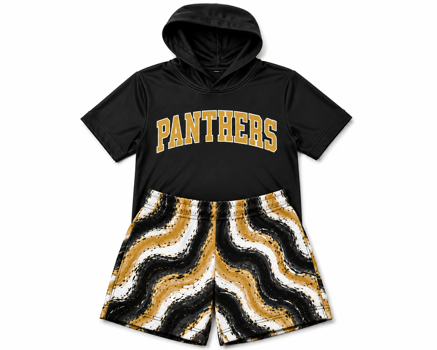 KIDS- custom hoodie & shorts set (team name)