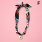 HANDMADE PRINTED SCARF NECKLACE | 80N91790