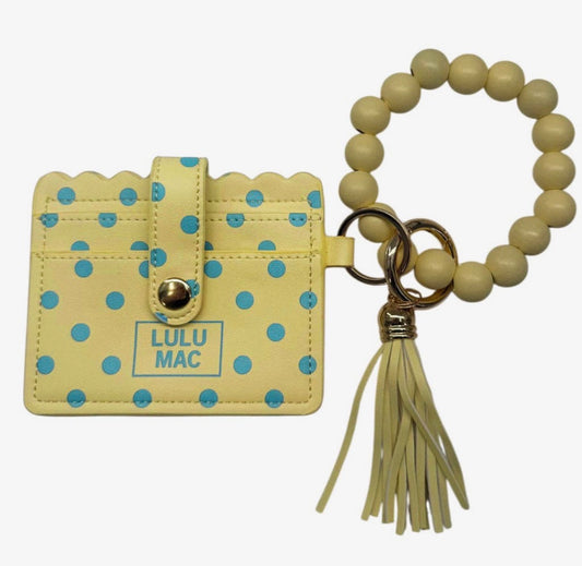 LULU MAC Polka Dot Wristlet