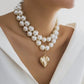 Pearl Beaded Layered Necklace