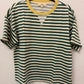 Green Striped Top