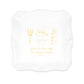 Give Us This Day Square Platter Antique White