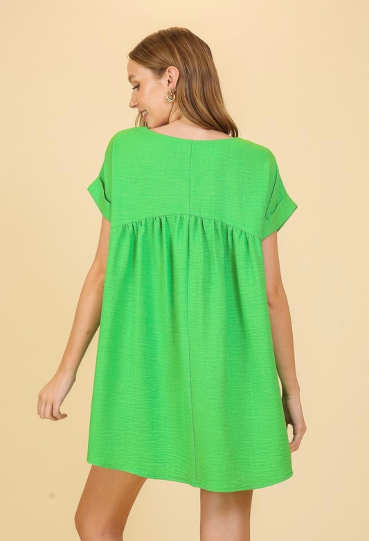 Cozy Babydoll Dress with Pockets