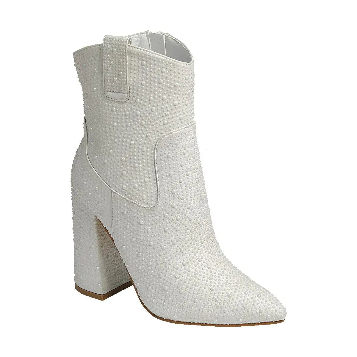 Pearl Beaded Booties