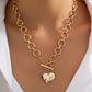 Hammered Heart Necklace