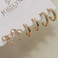 Bow & Hoop Trio Stud Set