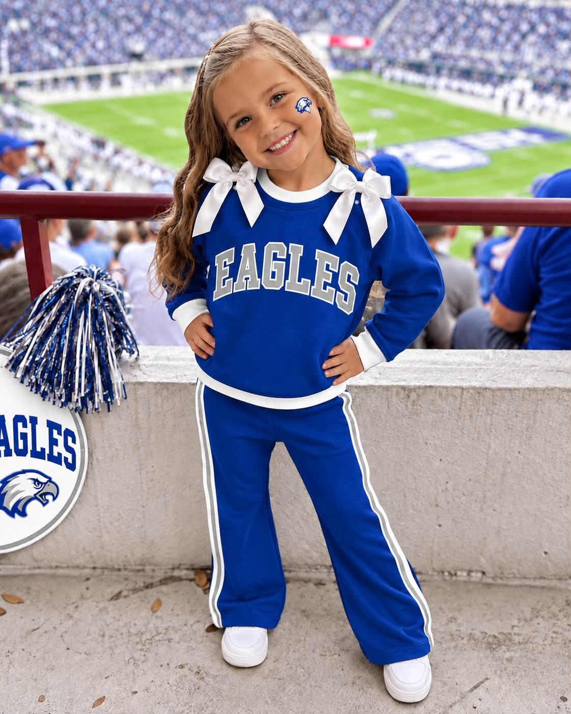 KIDS- Bow sweatshirt set BH