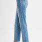 Plus Ankle Flair Patch Pocket Jeans