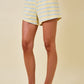 Baby & Butter Stripe Short Set