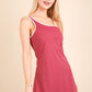Strappy Athletic Mini Dress