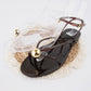 Brown Jelly Sandals
