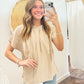Girls Textured Dolman Sleeve Top