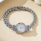 ROUND DIAL OVAL BAND BRACELET WATCH | 80W001