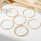 Gold Layered Bangle Set - Mixed Texture Stack | 40B5238