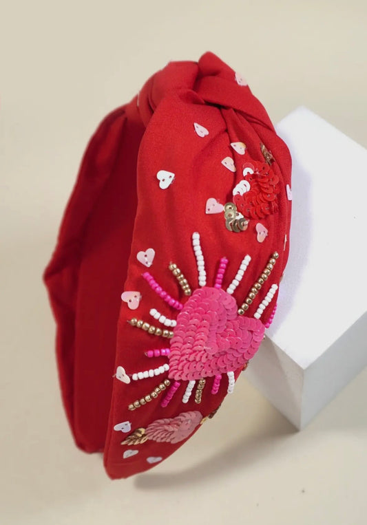 Love Explosion Beaded Headband