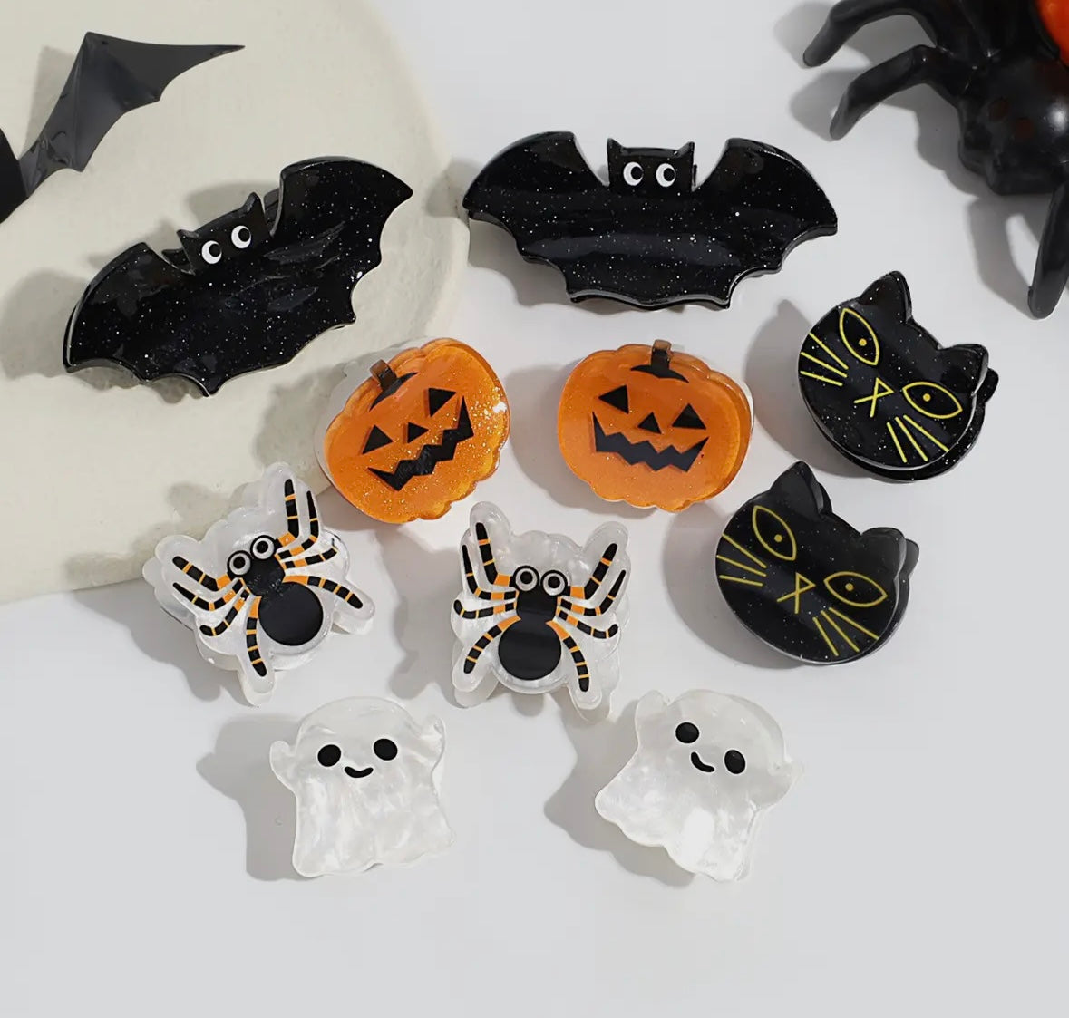 Spooky Theme Mini Claw Clips