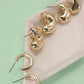BUBBLE HOOP HUGGIE TRIO EARRINGS