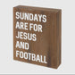 Jesus & Football Sign