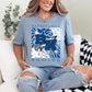 Floral School Spirit T-shirt