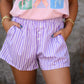 Striped Summer Shorts