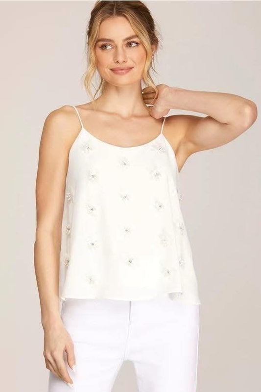 Blossom Beaded Tank