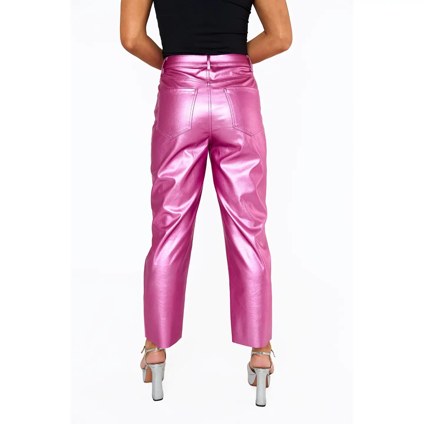 Shelby Straight Leg Pants - Magenta