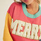 Pearl Color-blocked Merry Sweater Top