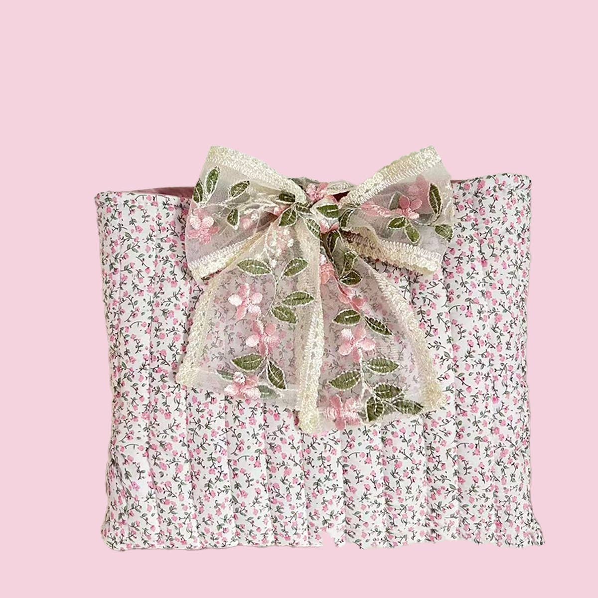 Walk By Faith Bible Cover Bow-tie Drawstring Bag