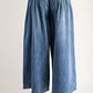 Stone Wash Denim Culottes