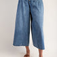 Stone Wash Denim Culottes