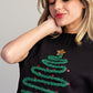 Christmas Tree Short Sleeve Sweater