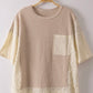 Oversized Mixed Pattern Top