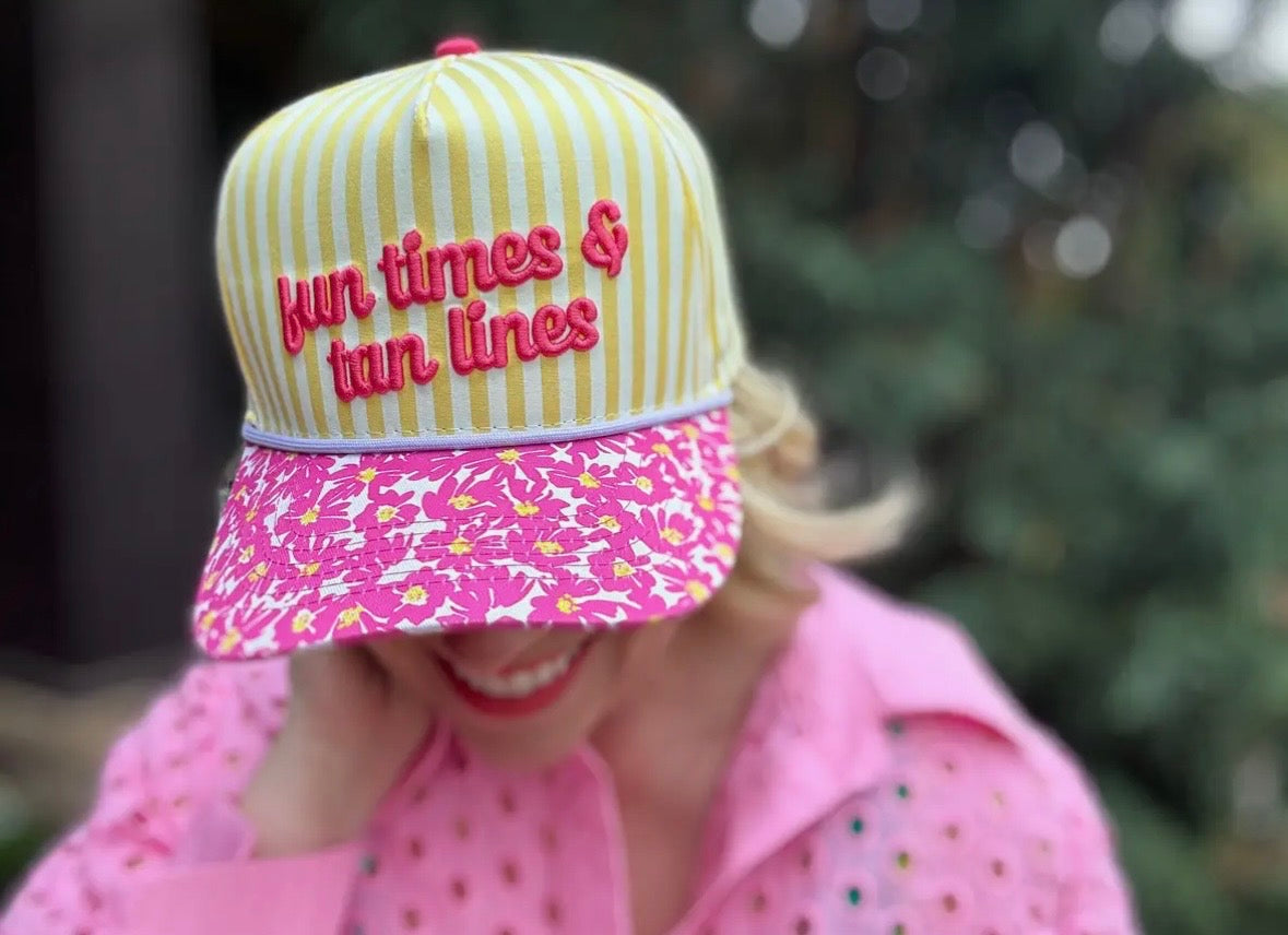Fun Times & Tan Lines Embroidered Cap
