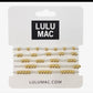 LULU MAC gold beaded bracelets